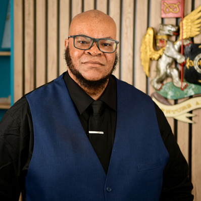 Portrait of Keith Shayaam-Smith
